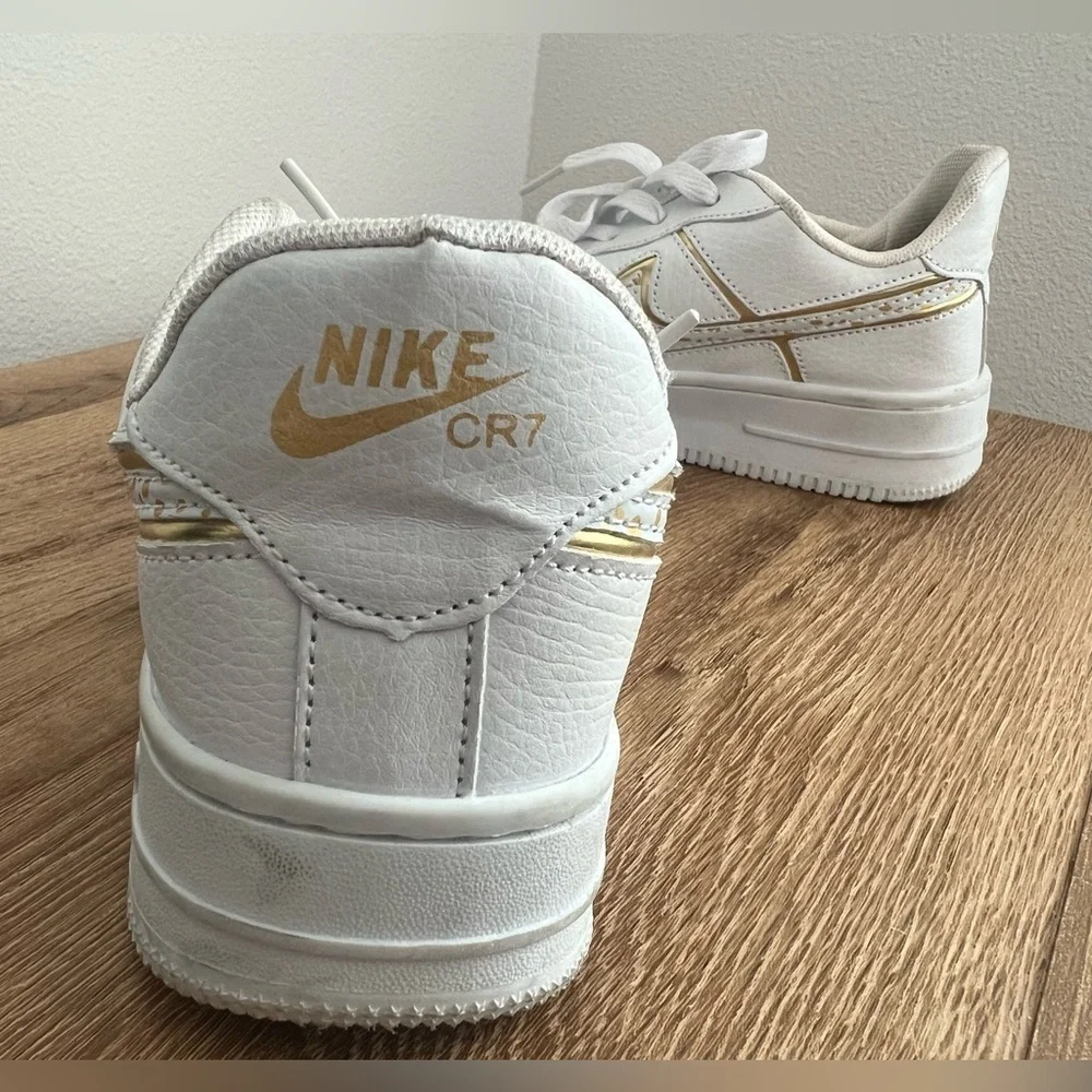 Nike Air Force 1 By Cristiano Ronaldo CR7 Nike ID Gold Size 7